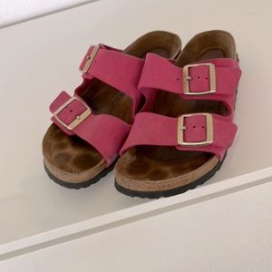 Hot pink women’s Birkenstocks size 39